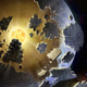 Imagen conceptual de una esfera de Dyson.
